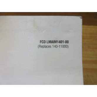 Flowserve FCD LMAIM1401-00 Limitorque SMBSB Series Manual - Used