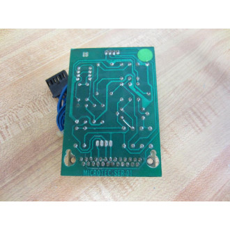 Microtec MICROTEC-SER-01 Circuit Board MICROTECSER01 - Used