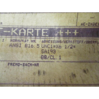 20 1105 631 Stud Bolt 201105631 - New No Box