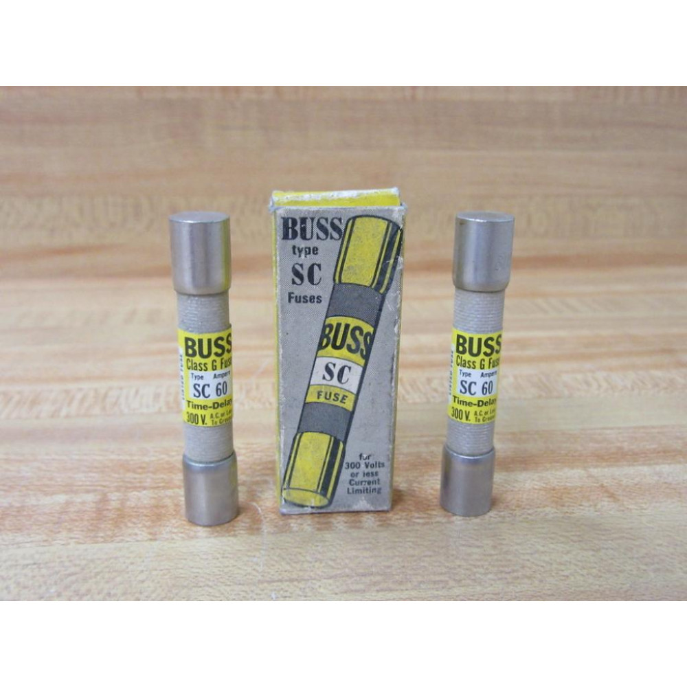Buss SC-60 Bussmann Fuse Cross Ref 1DH46 (Pack of 2)