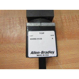 Allen Bradley 800MB-HX2B Switch 800MBHX2B WO Contact (Pack of 11) - Used