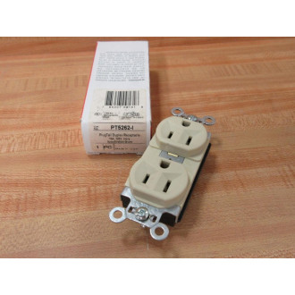 Pass & Seymour PT5262-I Plug Tail Duplex Receptacle PT5262I (Pack of 10)