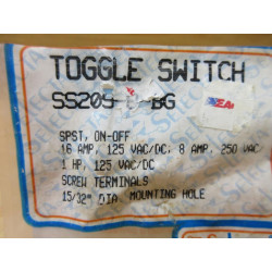 Carling Switch SS209-8-BG Selecta Toggle Switch SS2098BG