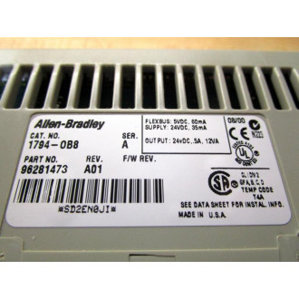 Allen Bradley 96281473 Output Module 1794-OB8 - Used