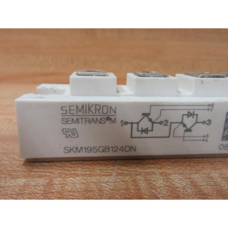 Semikron SKM195GB124DN Thyristor Module WO Screws - Used