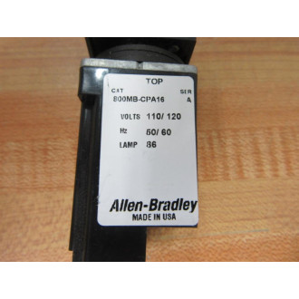 Allen Bradley 800MB-CPA16 Button BlackOrange (Pack of 6) - Used