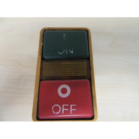 YK A600 Contact Block Dual Push Button - Used