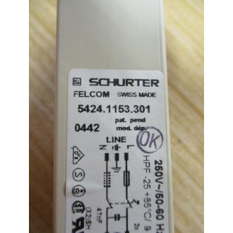 Schurter 5424.1153.301 Power Entry Module 54241153301 - Used