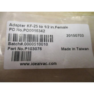 Ideal Vac P103076 Adapter