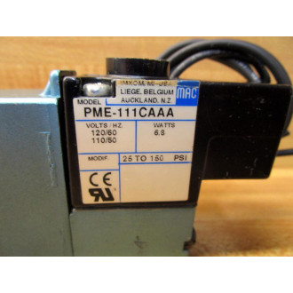 MAC 825C-PM-111CA-552 Valve 825CPM111CA552 - Used