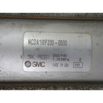 SMC NCDA1WF200-0500 Cylinder NCDA1WF2000500 - Used