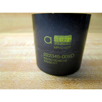 Asco 222345-009-D Coil 222345009D MP-C-077 - Used