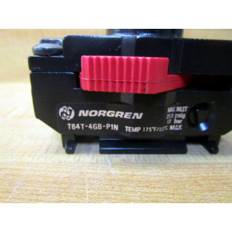 Norgren T64T-4GB-P1N Shut-Off Valve T64T4GBP1N WO O-RingMount - New No Box