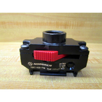 Norgren T64T-4GB-P1N Shut-Off Valve T64T4GBP1N WO O-RingMount - New No Box