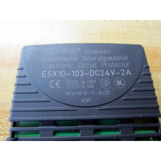 ETA ESX10-103-DC24V-2A Circuit Breaker ESX10103DC24V2A - New No Box