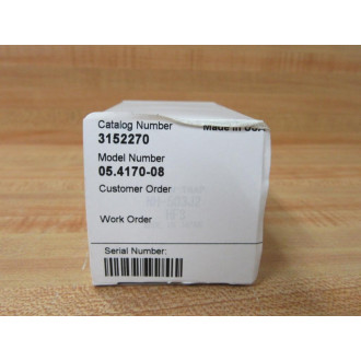 Hankison 05.4170-08 Auto Condensate Assy. 05417008 W O-Rings