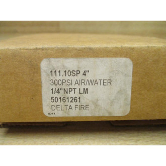 Delta Fire Systems 111.10SP.100 Pressure Gauge 111.10SP