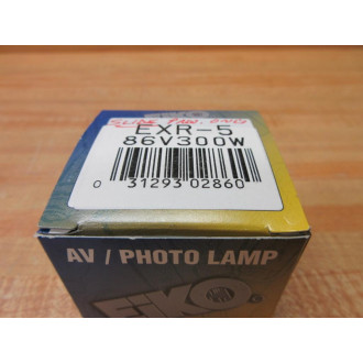 Eiko EXR-5 Lamp, Light Bulb EXR5 86V 300W (Pack of 2)
