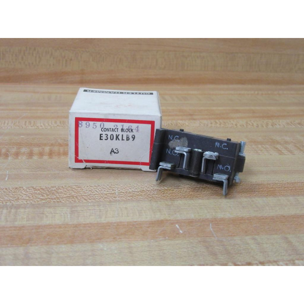 Cutler Hammer E30KLB9 Eaton Contact Block Cutler Hammer E30KLB9 Eaton Contact Block