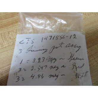RCA 137 7807 Resistor 1471856-12 - New No Box