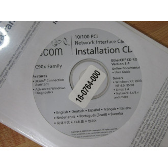 3Com 16-0764-000 Network Interface Card 160764000