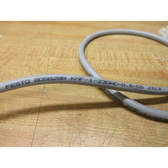 Festo KMF-1-230AC-0.6-CS Plug Socket With Cable 8058288 - New No Box