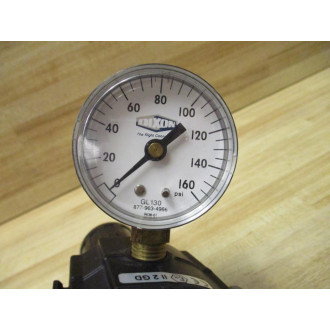Norgren R73G-4AK-RMG Pressure Regulator R73G4AKRMG W Pressure Gauge - Used