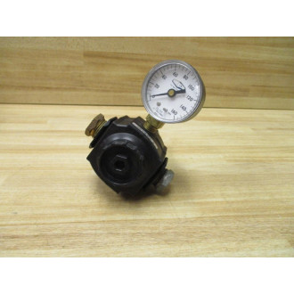 Norgren R73G-4AK-RMG Pressure Regulator R73G4AKRMG W Pressure Gauge - Used