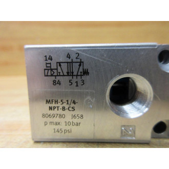 Festo MFH-5-14-NPT-B-CS Air Solenoid Valve MFH-5-14-B - New No Box