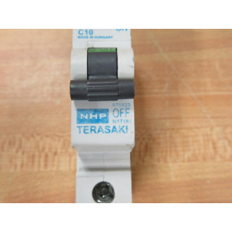 Terasaki Din-T 10 10A NHP Circuit Breaker DinT10 (Pack of 5) - Used