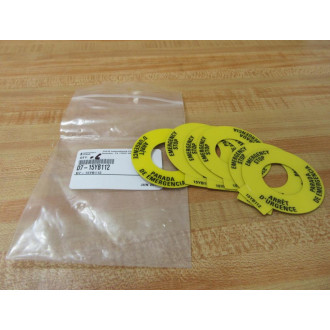 Allen Bradley D7-15YB112 Legend Plate D715YB112 (Pack of 6)