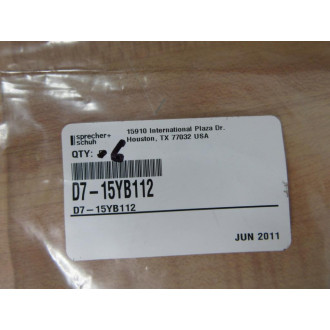 Allen Bradley D7-15YB112 Legend Plate D715YB112 (Pack of 6)