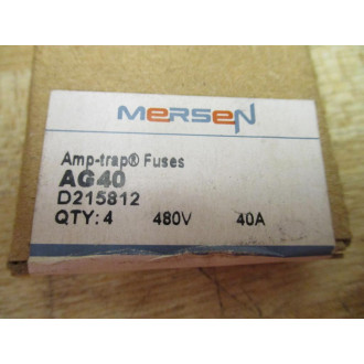 Mersen Ferraz Shawmut AG40 Amp-Trap Fuse Tested (Pack of 4)