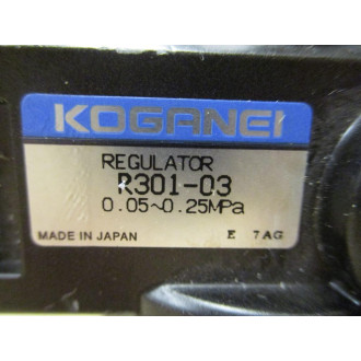 Koganei R301-03 Regulator R30103 - New No Box