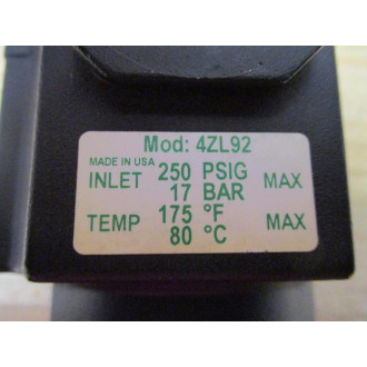Speedaire 4ZL92 Air Line Lubricator - New No Box