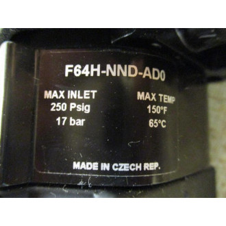 Norgren F64H-NND-AD0 Olympian Plus Filter Regulator F64H-4GD-AD0 - New No Box