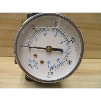 Foxboro BO123HE Pressure Regulator B0123HE W Pressure Gauge - Used