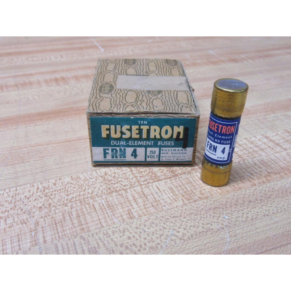 Buss FRN-4 Bussmann Fuse FRN4 Tested (Pack of 10)