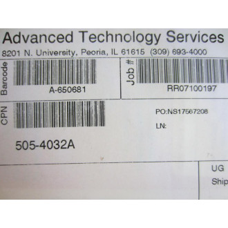 Siemens 505-4032 SIMATIC TI 505 Input Mod 505-4032A RR07100197 - Refurbished