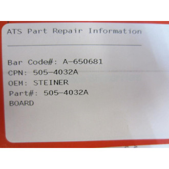Siemens 505-4032 SIMATIC TI 505 Input Mod 505-4032A RR07100197 - Refurbished