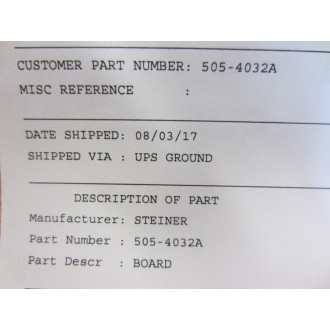Siemens 505-4032 SIMATIC TI 505 Input Mod 505-4032A RR07100197 - Refurbished