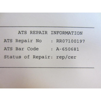 Siemens 505-4032 SIMATIC TI 505 Input Mod 505-4032A RR07100197 - Refurbished