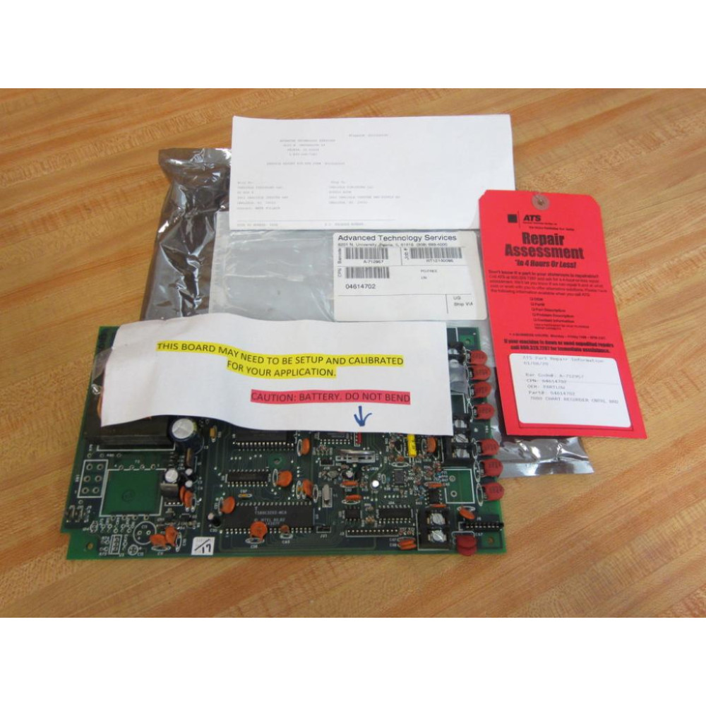 Partlow 04614702 7000 Chart Recorder Control Bd RT12160095 - Refurbished