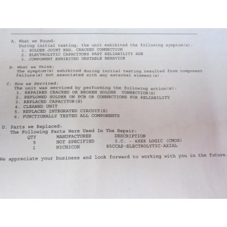 Microtec LASTAC-B Power Board LASTACB JOB:071699-082 - Refurbished