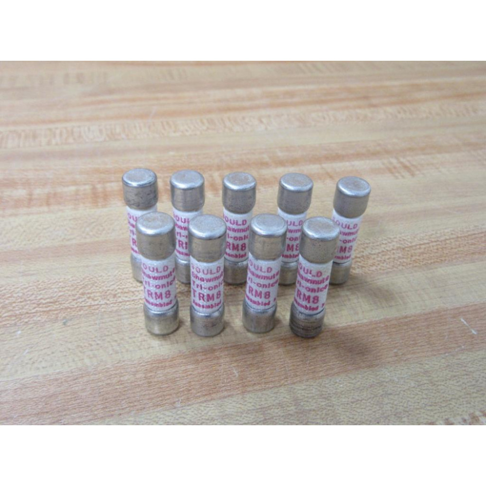 Gould Shawmut Ferraz Mersen TRM8 Fuse Cross Ref 540N61 (Pack of 9) - New No Box