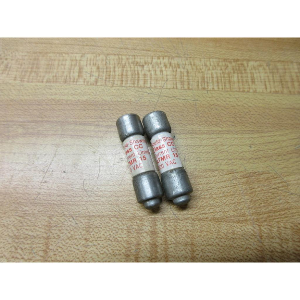 Gould Shawmut Ferraz Mersen ATMR15 Fuse Cross Ref 4ZCA4 (Pack of 2) - New No Box