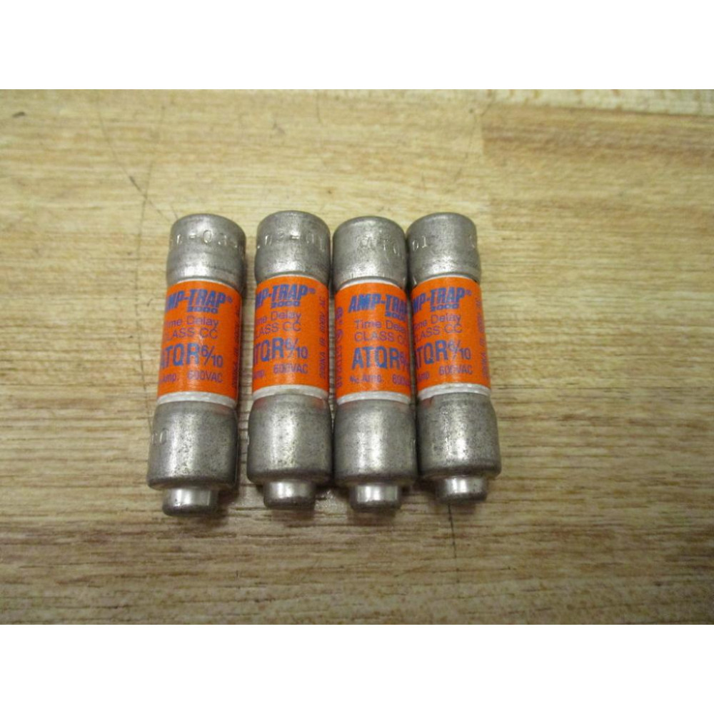 Ferraz Shawmut ATQR610 Amp-Trap 2000 Fuse Tested (Pack of 4) - New No Box