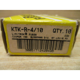 Bussmann KTK-R-410 Limitron Fuse KTKR410 Tested (Pack of 2)