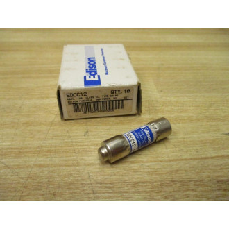 Edison EDCC12 Fuse Tested (Pack of 6)