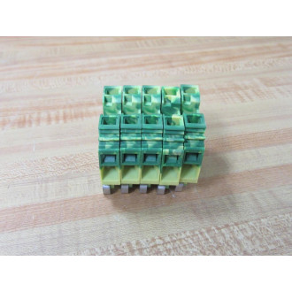 Wago 284-107 Ground Terminal Block 284107 (Pack of 5) - New No Box